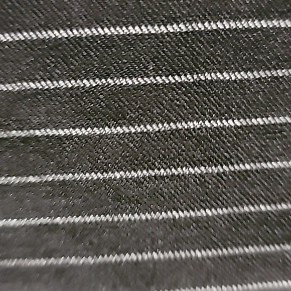 Who What Wear Black and White Pinstripped Casual Pull-On Dress Pants, Size 16 - Picture 3 of 7